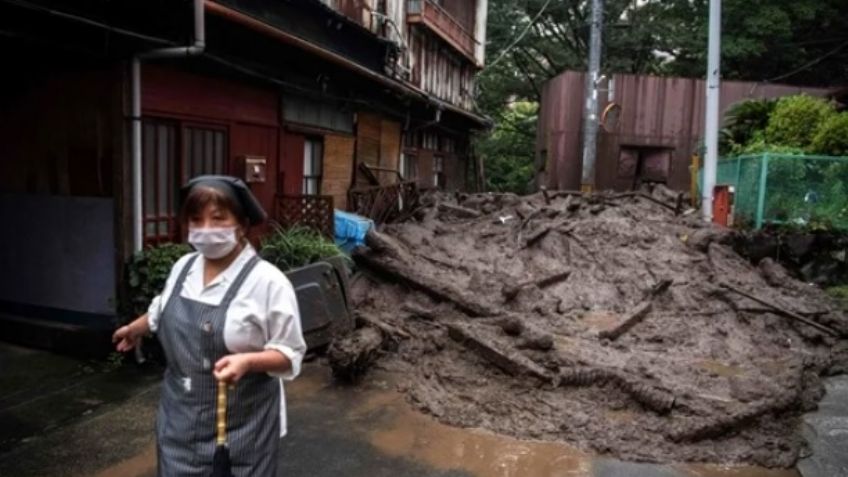 (VIDEO) Devastadoras lluvias inundan de lodo Japón; hay dos personas fallecidas