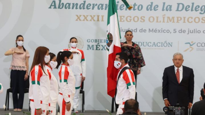 ¡Va por México! Abanderan a la delegación azteca para los Juegos Olímpicos de Tokio 2020