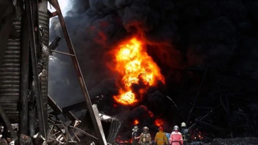 VIDEOS: Explota fábrica de productos químicos en Tailandia; hay 1 muerto y 26 lesionados