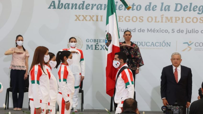 ¡Va por México! Abanderan a la delegación azteca para los Juegos Olímpicos de Tokio 2020