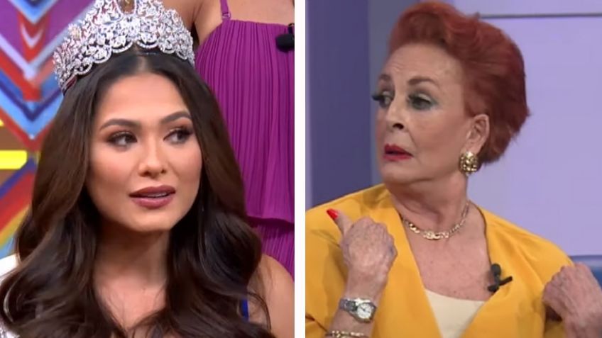 ¿Y los modales? Destrozan a Talina Fernández por toser en la cara a Andrea Meza, Miss Universo 2020