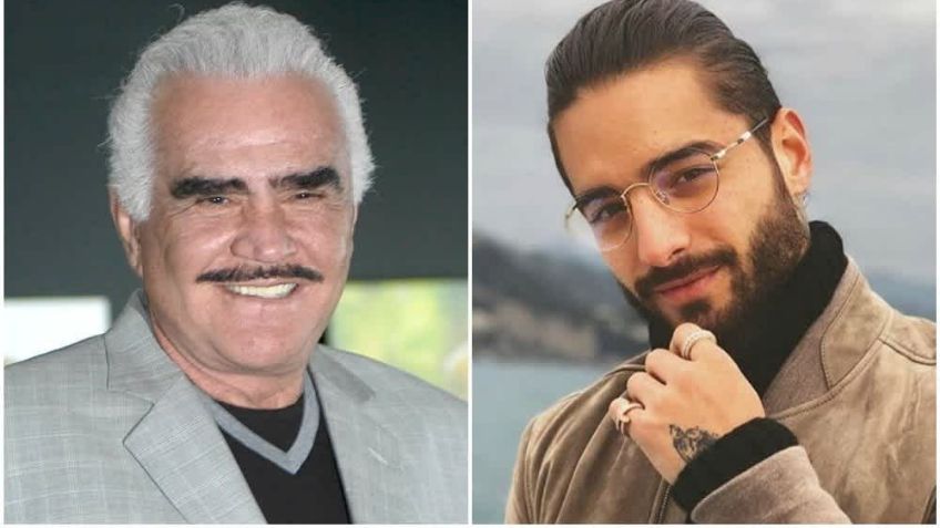 Maluma planearía dueto con Vicente Fernández; el cantante mexicano se encuentra hospitalizado