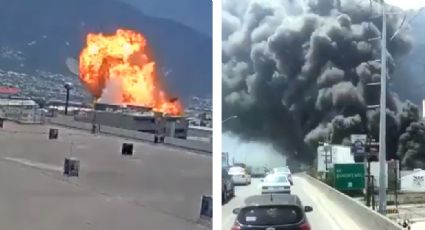 VIDEO: Arde empresa Protexa en Nuevo León; así fue la explosión que dejó cuatro heridos