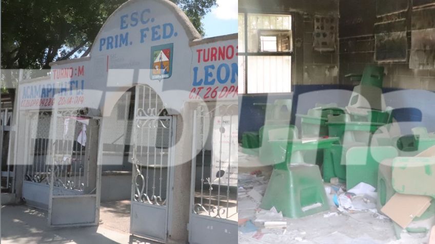 Cajeme: La Primaria Acamapichtli no podrá regresar a clases presenciales; fue víctima del vandalismo
