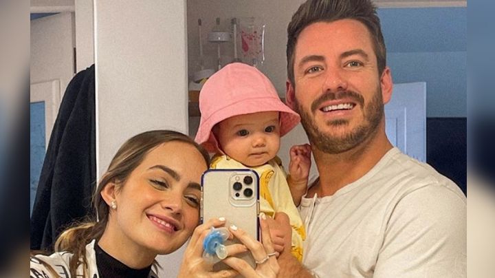 ¡Fiesta en Televisa! Diego Corvarrubias y Renata Haro se casan y bautizan a su hija