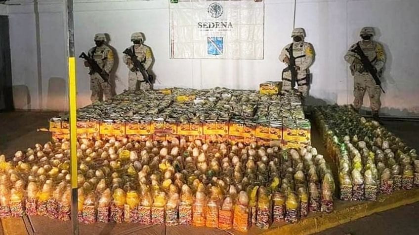 Duro golpe al narco en Sonora: Decomisan cargamento de 'crystal' valuado en más de 300mdp
