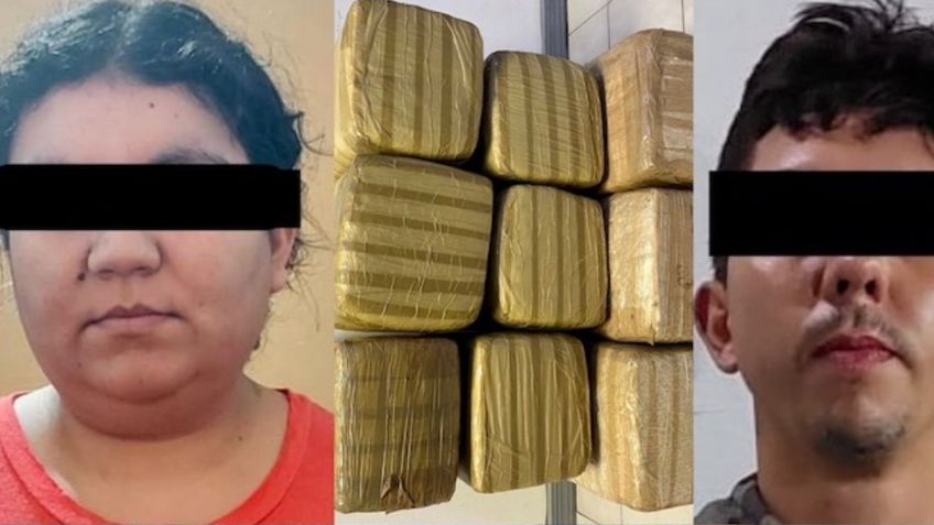 Sorprenden a pareja con paquetes de marihuana en Nogales; los transportaban en tren