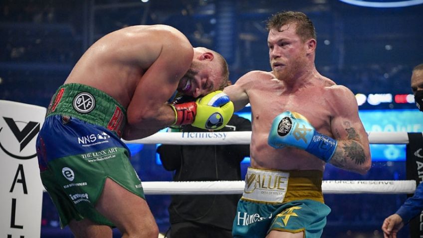 ¡Hay tiro! 'Canelo' peleará contra Plant por todos los títulos de los supermedianos