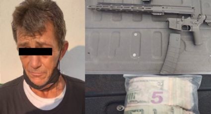 Capturan a sujeto armado en frontera Sonora-Arizona; transportaba un arma de alto poder