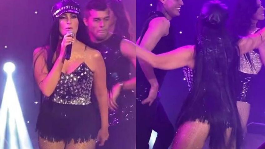 VIDEO: Destrozan a Anette Cuburu por hacer "vulgaridad" en vivo en TV Azteca: "Da pena ajena"