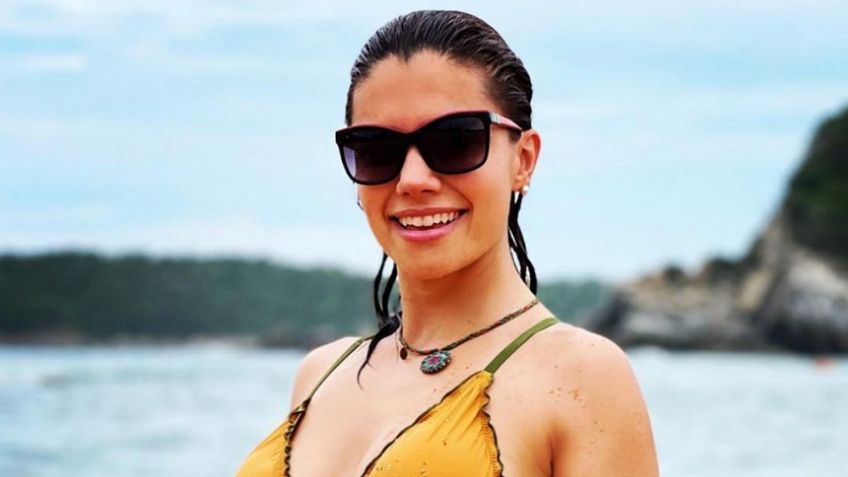 Tábata Jalil prende fuego a TV Azteca; presume tremendo bañador amarillo desde la playa