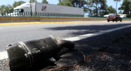 Otra tragedia en la México-Cuernavaca: Muere 'jovencito' tras colisionar en su motocicleta
