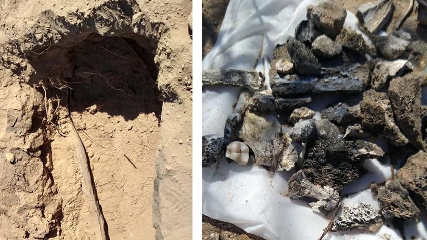 Hallan restos humanos en Hermosillo; fueron calcinados y sepultados en fosa clandestina