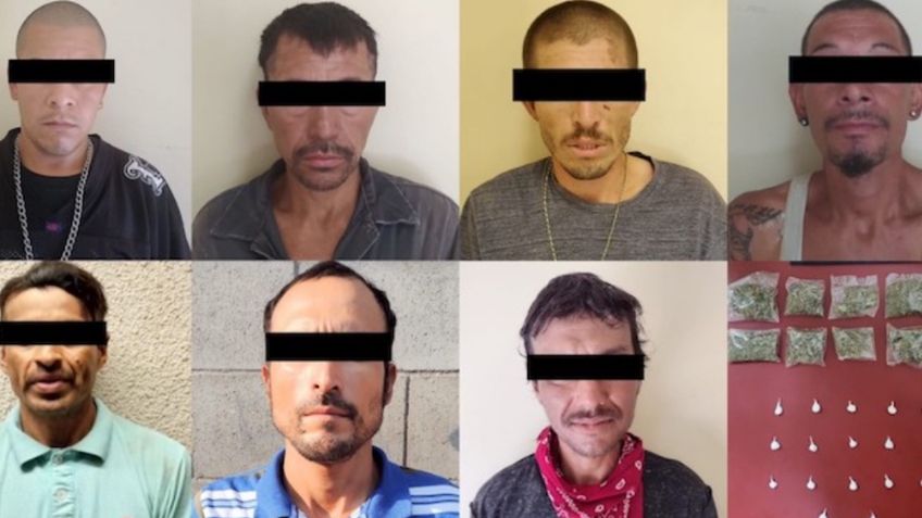 Capturan a siete presuntos 'tiradores' en San Luis Río Colorado; aseguran droga y armas