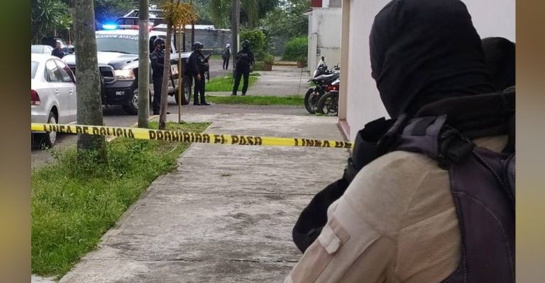 Autoridades trabajan en el sitio