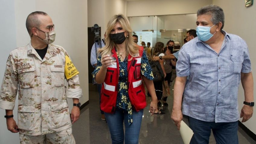 Claudia Pavlovich tiene reunión de prevención ante posible llegada de huracán 'Nora' a Sonora