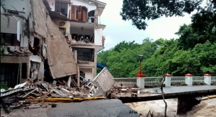 VIDEO: ¡Tragedia en Puerto Vallarta! Hotel se derrumba tras el paso del huracán 'Nora'