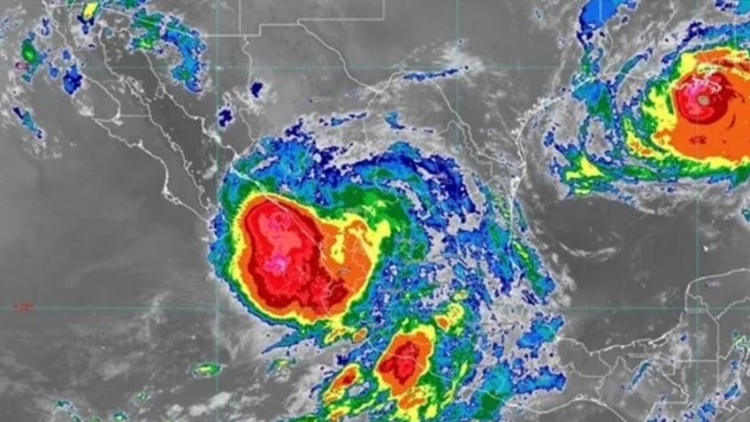 Tormenta tropical 'Nora': Emiten alerta azul y verde para estos municipios de Sonora