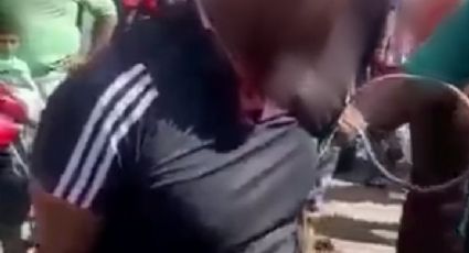 ¡De no creerse! Vecinos linchan a un presunto ladrón; VIDEO muestra cómo lo quemaron vivo