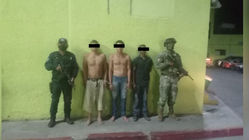 Cajeme: Autoridades aprehenden a tres hombres por delitos en contra de la salud
