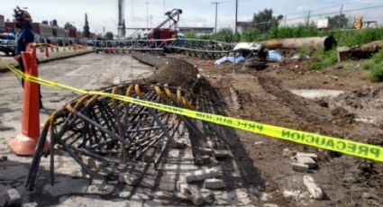 VIDEO: Se desploma grúa de construcción en Ecatepec; hay cinco muertos