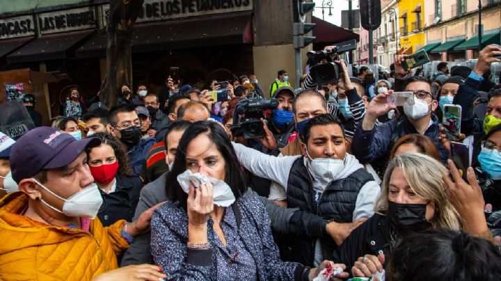 VIDEO: ¡Brutal! Golpean hasta sangrar a alcaldesa electa de CDMX; señala a Claudia Sheinbaum