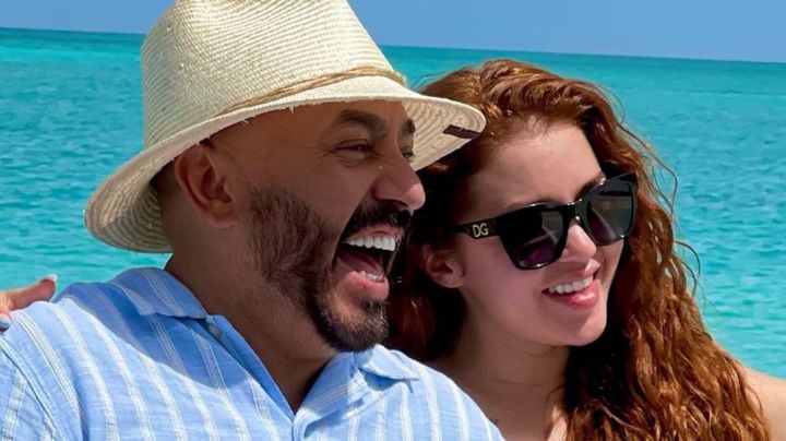 ¡Increíble! Joven esposa de Lupillo Rivera presume su belleza con tremendo bañador rojo