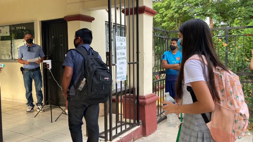 Cajeme: Alumnos y maestros regresan a clases presenciales tras el confinamiento por Covid-19