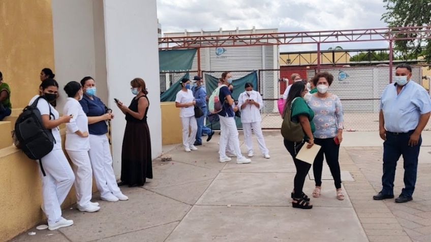 Ciudad Obregón: Personal del Hospital del Niño y la Mujer trabaja bajo protesta