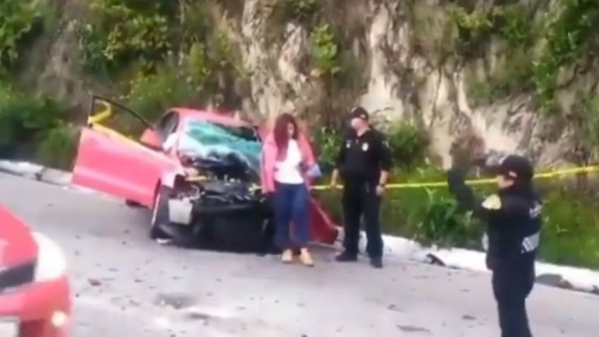 Muere uno y dos resultan lesionados tras brutal accidente en la México-Cuernavaca