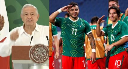 La presea de bronce del Tri es "esperanza" de más medallas para México en Tokio 2020: AMLO