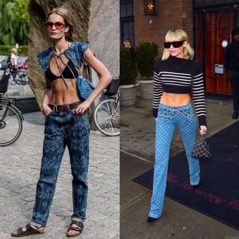 Pantalones a la cadera