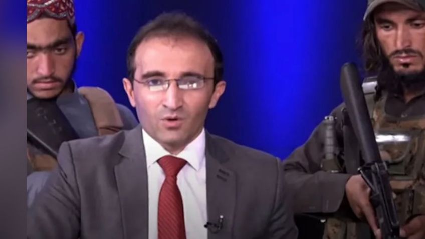 VIDEO: Conductor es obligado por los talibanes a pedir a la población "que no tenga miedo"