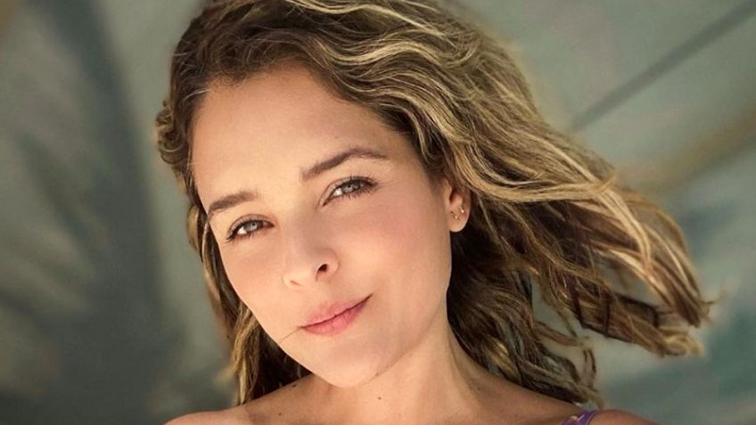 Grettell Valdez, actriz de Televisa, se luce frente al espejo con increíble bañador negro