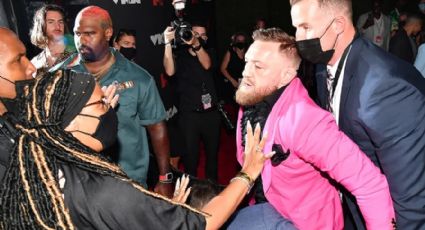 ¡Acalorada pelea! Conor McGregor y Machine Gun Kelly causan disturbio en los MTV