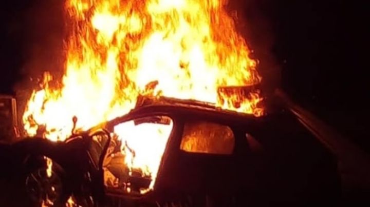 Norteamericano y su mascota, salvados de morir calcinados en accidente carretero