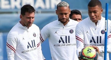Messi, Mbappé y Neymar jugarán juntos por primera vez; así alineará el PSG en Champions