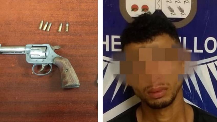 Intentó escapar pero fue detenido por la Policía de Hermosillo; llevaba droga y un revólver