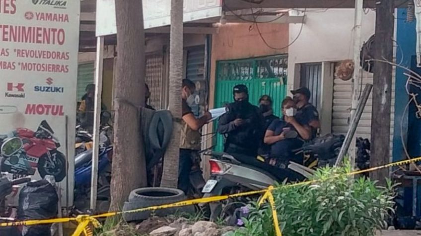Sin mediar palabra, gatilleros fulminan a tiros a un hombre en un taller de motos