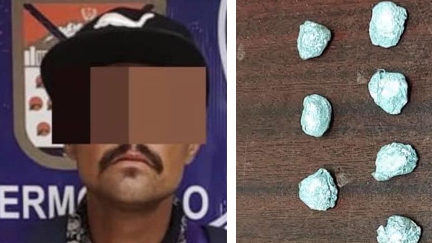 Capturan a presunto 'tirador' en calles de Hermosillo: llevaba nueve envoltorios de droga