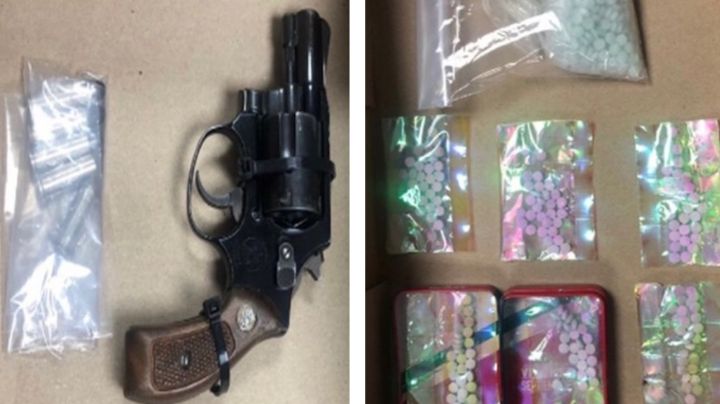 Aseguran pistola y 659 pastillas de fentanilo en San Luis Río Colorado; hay dos detenidos