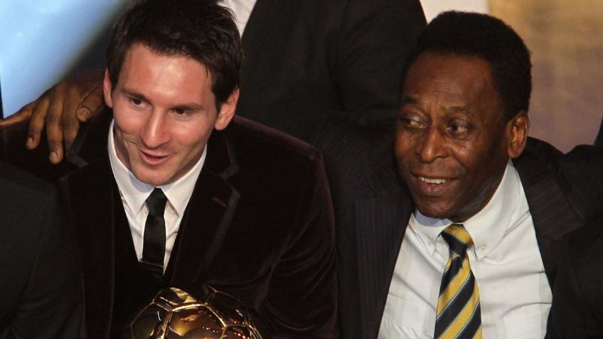 El extraño mensaje que Pelé le mandó a Messi mientras se recupera en un hospital