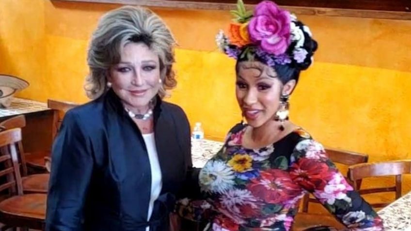 VIDEO: Cardi B se pone nerviosa al conocer a Angélica María; así fue el curioso encuentro