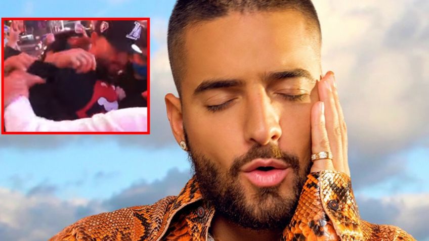¡Qué agresivo! Maluma golpea a un fan y redes lo tunden; así reacciona el reggaetonero: VIDEO
