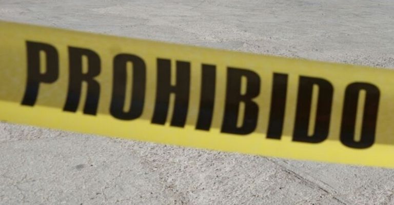 Acordonan el sitio del crimen