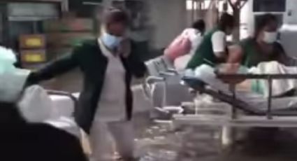 Hidalgo: Mueren 10 pacientes tras inundación en nosocomio del IMSS; daños quedan en VIDEO