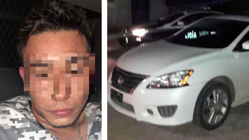 Hermosillo: Capturan a sujeto que embistió a policía con su auto para intentar escapar