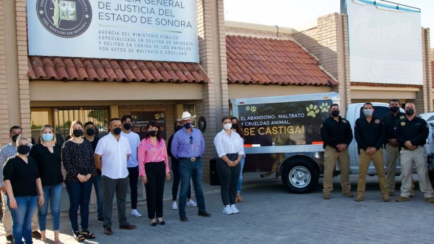 Fiscalía de Sonora presenta el modelo de atención en contra del maltrato animal