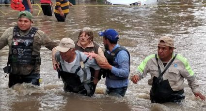 Confirma AMLO 17 fallecidos tras inundaciones en Hidalgo; 10 morirían en hospital sin oxígeno
