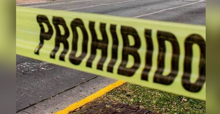 Acordonan el lugar de los hechos